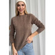 Свитер из натуральной 100% шерсти женский, коричневый Silk KIss Wool Crace, Размер: XXL, изображение 6 Свитер из натуральной 100% шерсти женский, коричневый Silk KIss Wool Crace, Размер: XXL, изображение 6