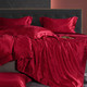 Silk bedding set Ruby Night. 100% natural silk[100-shelkovaya-naturalnaya-rozovaya-sorochka-samarkand-silk-kiss-samarkand-xs-32-34-1613.jpg]